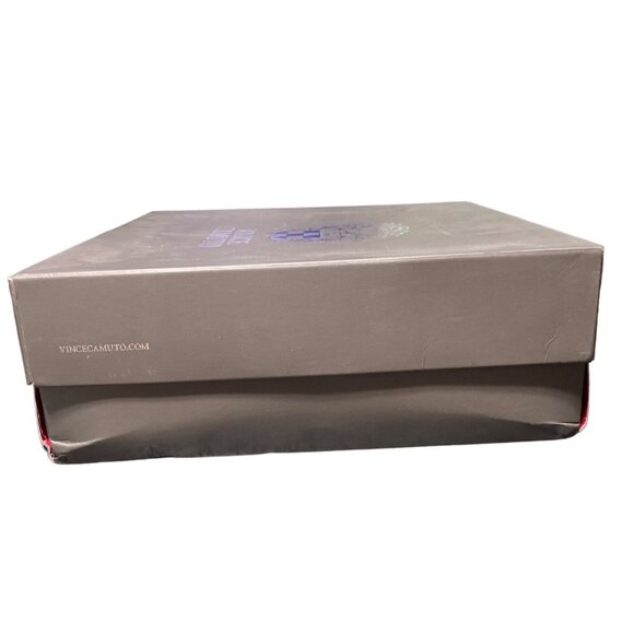 Vince Camuto VC-Kamaye 9M 39 Women Shoes 5” Heel Suede Tan Lace-Up Leather - Picture 11 of 14